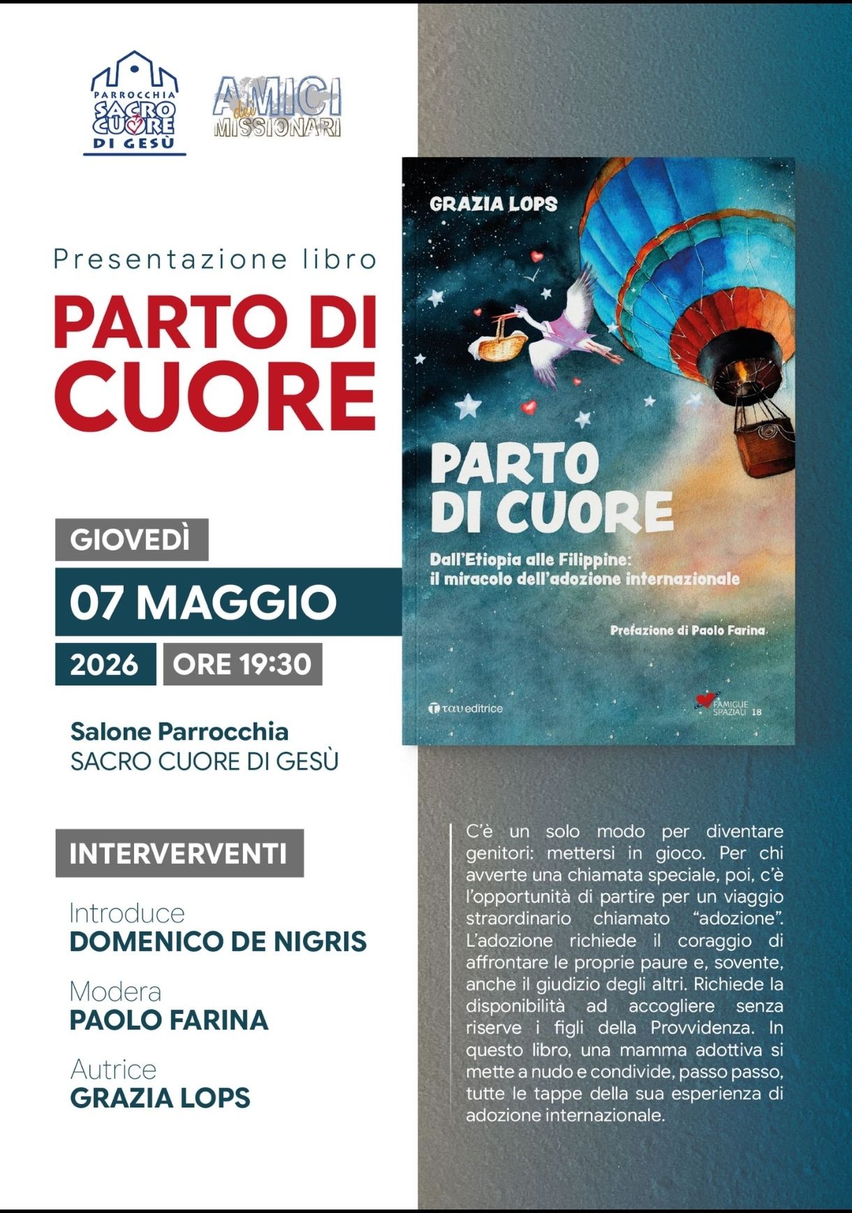 Presentazione del libro: PARTO DI CUORE